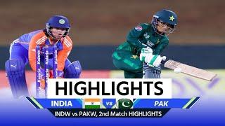 INDIA WOMEN VS PAKISTAN WOMEN ASIA CUP HIGHLIGHTS 2024  IND W VS PAK W