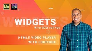 HTML5 Video Player with Lightbox Widget  Adobe Muse CC  Muse For You