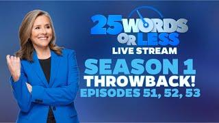 Throwback Thursdays LIVE OG Episodes 51 52 53 Season 1 LIVE Stream  25 Words or Less Game Show