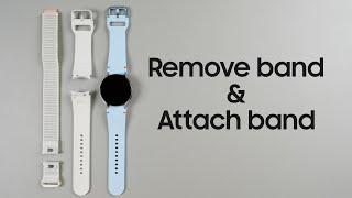 How to Change Galaxy Watch FE Band Remove and Attach