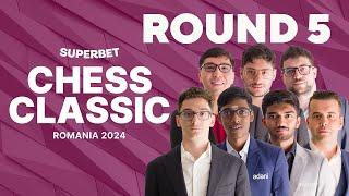 Superbet Chess Classic 2024 Round 5  #GrandChessTour