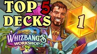 TOP 5 BEST DECKS w Marin the Manager  TOP DECKS to HIT LEGEND and STAY LEGEND in Hearthstone