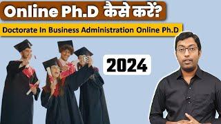 DBA online PHD  Doctorate in business administration  Doctorate online Degree 2024