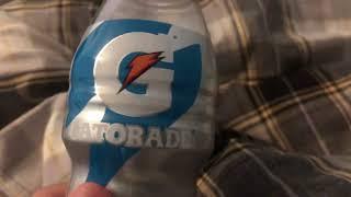 Gatorade Cool Blue drink zero Sugar asmr