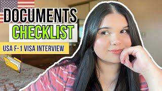 10 Most Important **Documents** for USA F-1 Visa Interview #f1visainterview #usavisa #studentvisa