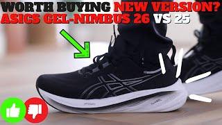 Worth Buying New Version? Asics Gel-Nimbus 26 vs 25 Review