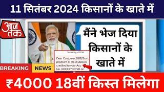 Pm kisan 18th installment date 2024  Pm kisan 18th installment date 2024  Pm kisan yojana 2024