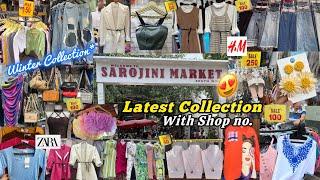 Sarojini Nagar Market Delhi  Latest Collection 2024 With Shop Number #sarojininagarmarketdelhi