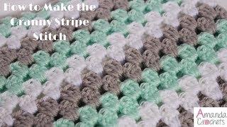 How to Make the Granny Stripe Crochet 101 Series