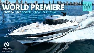 NEW Riviera 6800 Sport Yacht Platinum - First Detailed Tour & Test