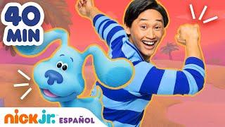 ¡Pistas de Blue y tú  ¡40MIN de AVENTURAS con Josh y Blue  Nick Jr. en Español