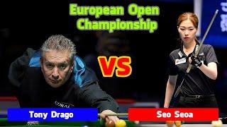 HIGHLIGHTS  Seo Seoa vs Tony Drago  2023 European Open Championship