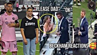 David Beckham Reactions After He fulfill his Daughter Dream with Messi 