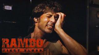 Rambo Breaks Down & Cries Scene  Rambo First Blood