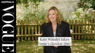 Kate Winslets Best Performances & Playing Lee Miller 2024  Vogues Hardest Quiz  Vogue Australia