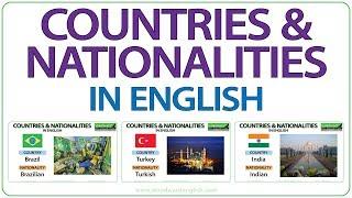 Countries & Nationalities in English