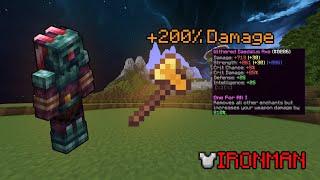 This Weapon Doubled My Damage Hypixel Skyblock IRONMAN