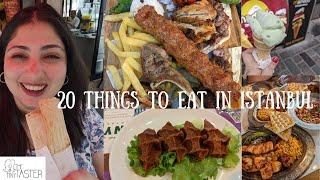 20 Things To Eat In Istanbul Turkey  Turkish Food Tour  Turkish Street Food  Istanbul Eats