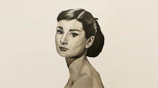 Audrey Hepburn Timelapse