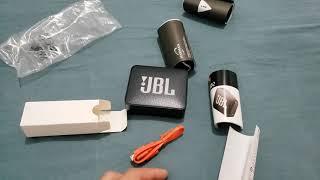 JBL GO 2 - Unboxing e primeiro uso  Caixa de som portátil com Bluetooth