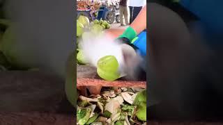 Fresh coconut amazing cutting  please subscribe to my channel for more videos 