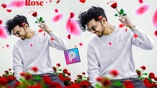 Picsart Happy Rose Day Photo Editing Tutorial  Rose Day Special Photo Editing  Happy Rose Day