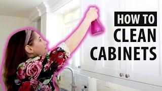 How to Clean Kitchen Cabinets Clean My Space