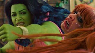 She-hulk vs Titania - Titania attacks Jennifer at the wedding  She-Hulk Episode 6