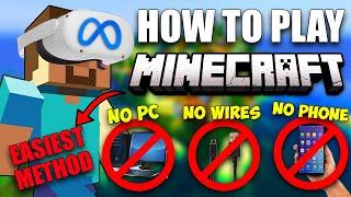 How to Play QUESTCRAFT on the Oculus Quest 2   NO PC NO WIRE NO PHONE  MINECRAFT VR
