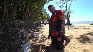 Cooking Steaks in a Reflector Oven on a Far North Queensland Beach