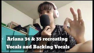 Recreating Ariana Grande 34 35 with Vocals and Backing Vocals short