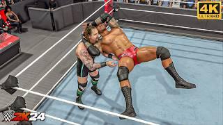 WWE 2K24 -  Randy Orton vs. Wolfgang - Match at Raw  PC 4K60