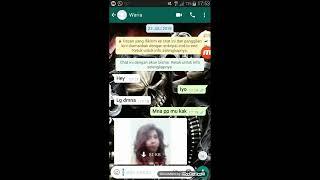 Bencong mintak sepong full chat WhatsApp