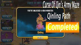 Monsters legends maze Qinlin Path Completed