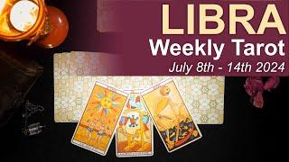 LIBRA WEEKLY TAROT READING NEW OPPORTUNITY COMES AFTER AN ENDING July 8th-14th 2024 #weeklyreading