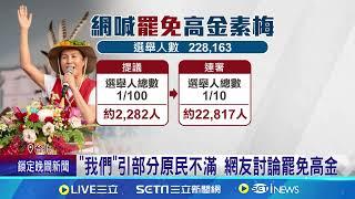 高金素梅喊「我們習近平」 牧師勸：原民恐提罷免｜三立新聞網 SETN.com