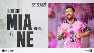 Inter Miami CF Vs New England Revolution Messi Makes History Full Match Highlights