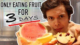 I Tried The Fruitarian Diet  My Experience Going RAW VEGAN For 3 Days...