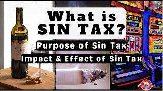 What is Sin Tax? Definition of Sin Tax  Examples of Sin Tax  Sin Tax Explained  Budget Speech 2024