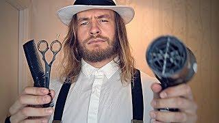 Rude English Barber Shop Haircut   ASMR