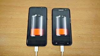 Samsung Galaxy S8 Plus vs S7 Edge - Battery Drain Test 4K