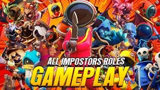 ALL IMPOSTORS ROLES GAMEPLAY IN ONE VIDEO   DEMON KING GAMING  DKG  SUPER SUS 