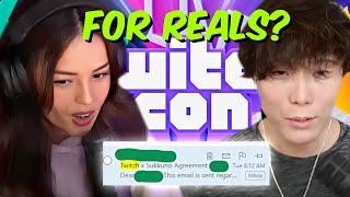 Valkyrae finds out Sykkunos meet & greet at Twitch Con is canceled