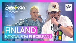 Windows95man - No Rules  Finland   National Final Performance  Eurovision 2024