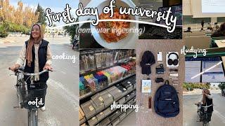 First Day of University أول يوم في الجامعة كيف دازGrwm cookingUniversity shopping.....