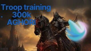 Troop training  300k   AGHORI  King Of Avalon