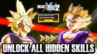 How To Unlock ALL NEW Hidden Skills - Dragon Ball Xenoverse 2 - DLC 17 Free Update 2nd Festival