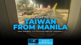 Flight to Taiwan from Manila via Cebu Pacific  NAIA Terminal 3 to Taoyuan International Airport