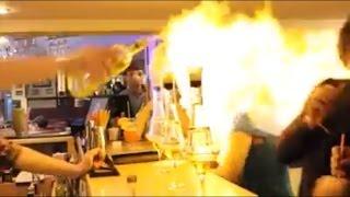 Dangers of Flaming Drinks After Woman Catches On Fire While Having Shot