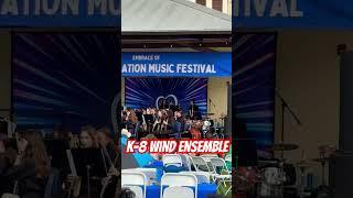 K-8 Wind Ensemble #livemusic Celebration Music Festival 2023 Train your Dragon 